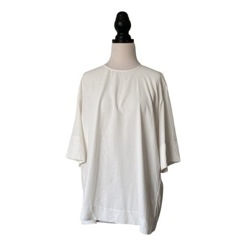 Pre-owned Everlane Blouse In White