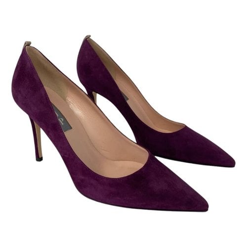 Pre-owned Sjp By Sarah Jessica Parker Heels In Purple