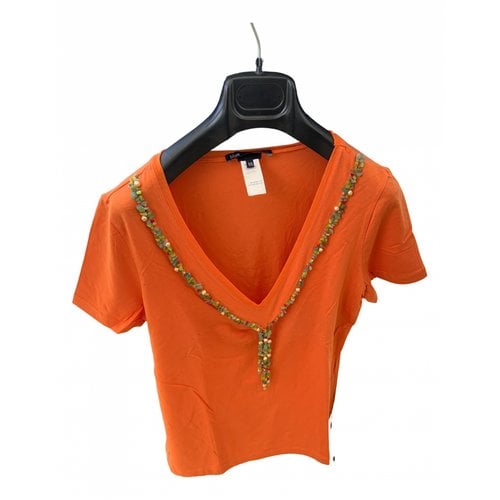 Pre-owned Les Copains T-shirt In Orange