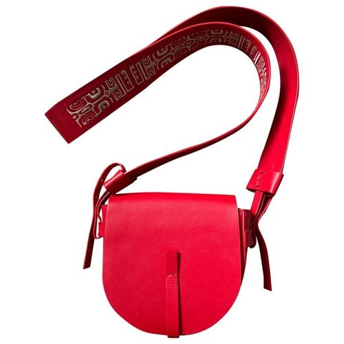 Pre-owned Fausto Santini Leather Crossbody Bag In Red