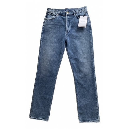 Pre-owned Goldsign Straight Jeans In Blue