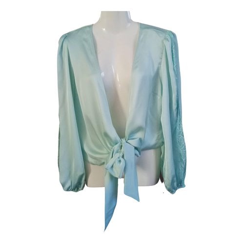 Pre-owned Guess Blouse In Green