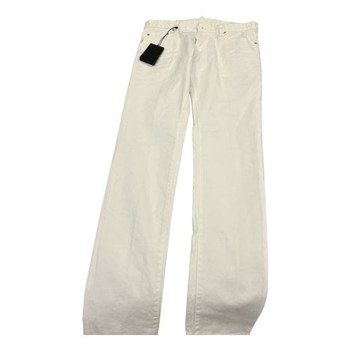 Pre-owned Dsquared2 Slim Jean In White