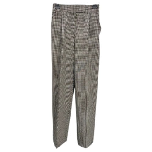 Pre-owned Alexander Wang Wool Trousers In Multicolour