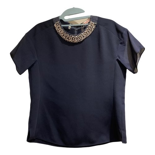 Pre-owned Rebecca Taylor Silk Blouse In Blue