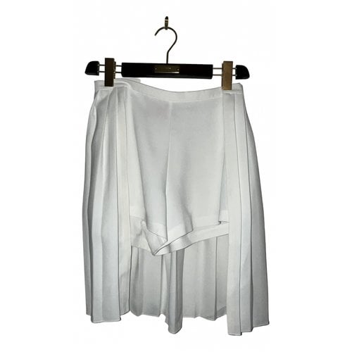 Pre-owned Clover Canyon Skirt In White