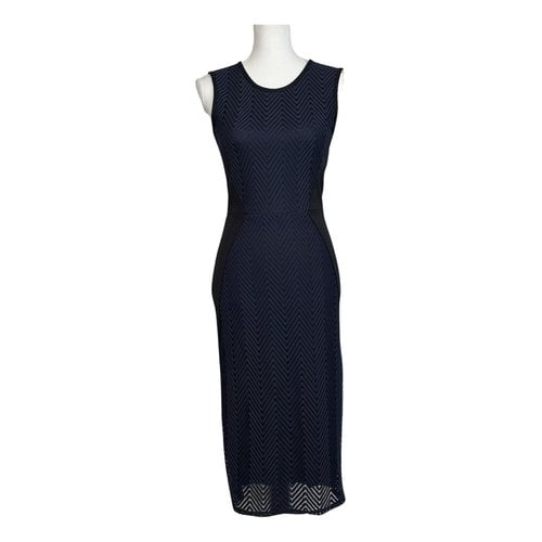 Pre-owned Anthropologie Mid-length Dress In Blue
