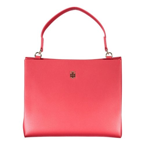 Pre-owned Tommy Hilfiger Handbag In Red
