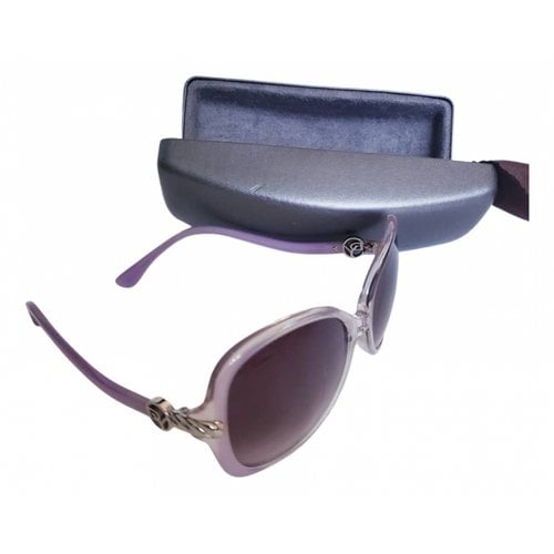 Pre-owned David Yurman Oversized Sunglasses In Purple
