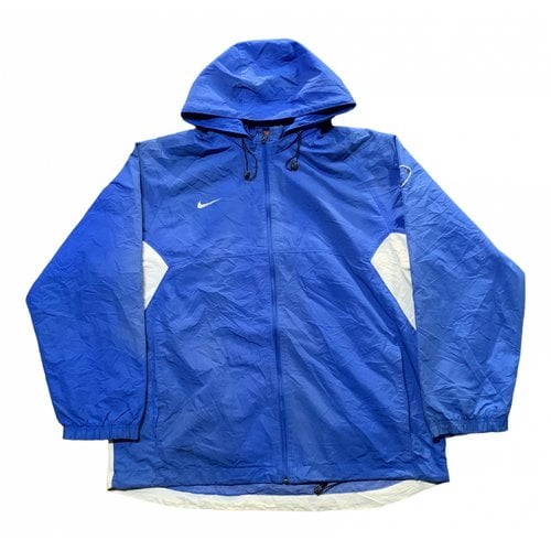 Pre-owned Nike Linen Jacket In Blue