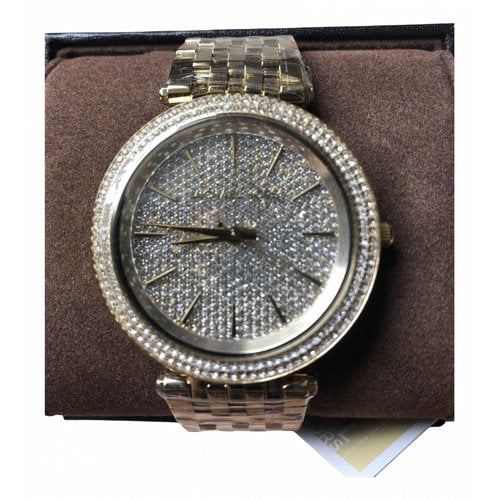 Pre-owned Michael Kors Watch In Gold