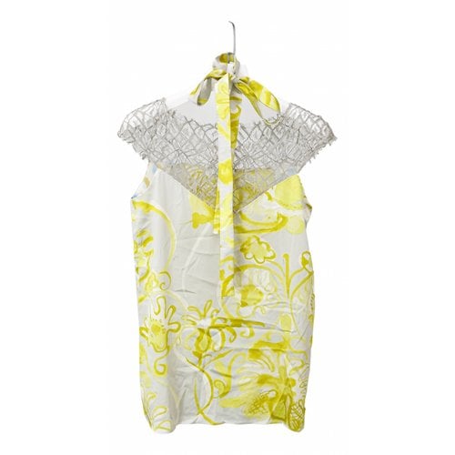 Pre-owned Emilio Pucci Silk Blouse In Yellow