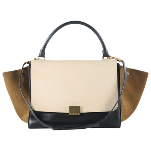 Pre-owned Celine Leather Tote In Multicolour