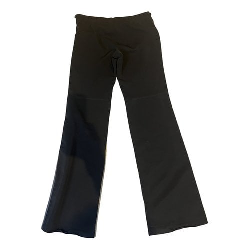 Pre-owned Emporio Armani Trousers In Black