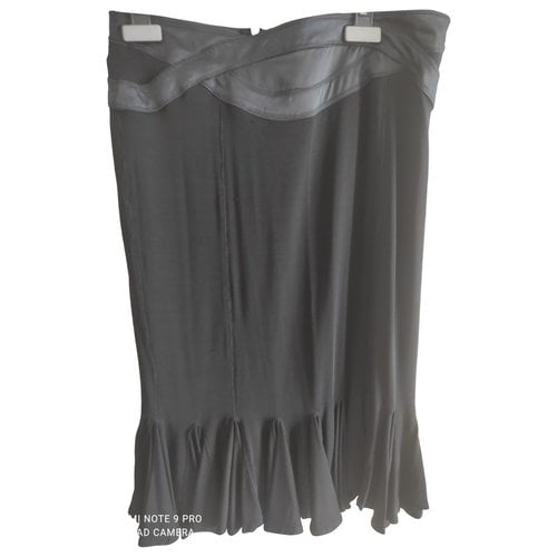 Pre-owned Just Cavalli Mid-length Skirt In Black