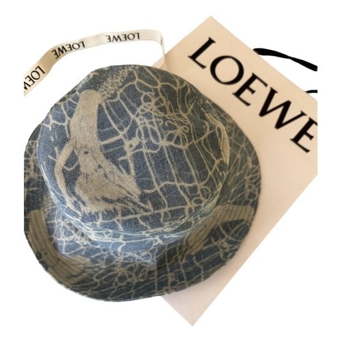 Pre-owned Loewe Hat In Blue
