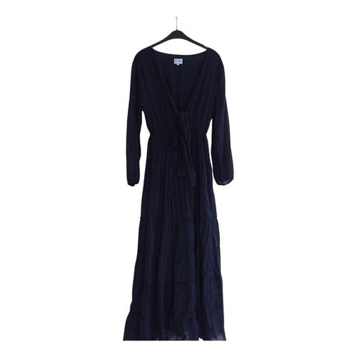 Pre-owned Les Canebiers Maxi Dress In Navy