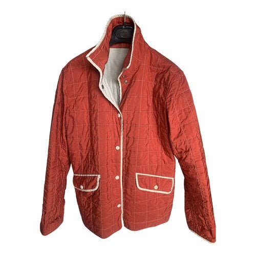 Pre-owned Fay Coat In Red