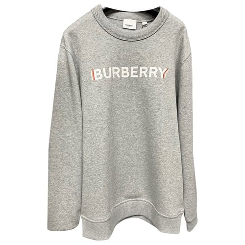Pre-owned Burberry Sweatshirt In Grey
