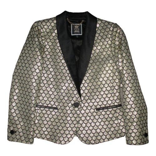 Pre-owned Juicy Couture Blazer In Gold