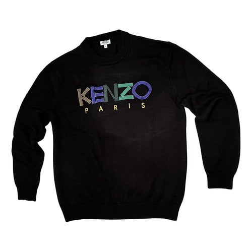 Pre-owned Kenzo Wool Pull In Black