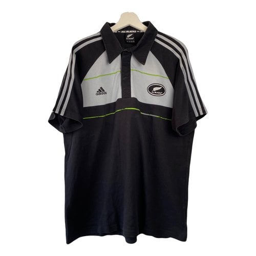 Pre-owned Adidas Originals Polo Shirt In Black