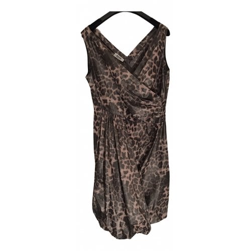Pre-owned Moschino Cheap And Chic Dress In Brown