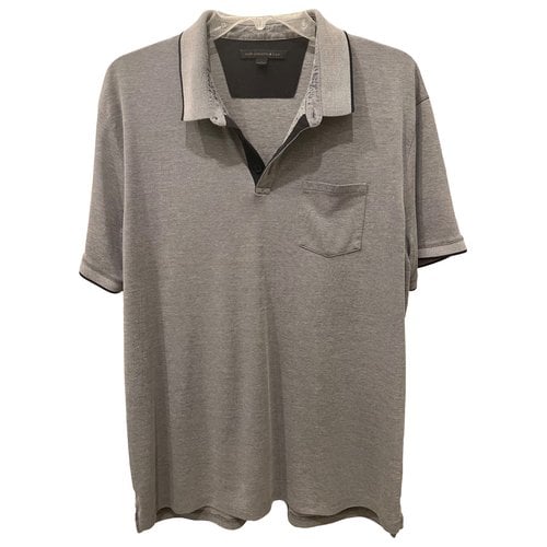 Pre-owned John Varvatos Polo Shirt In Grey