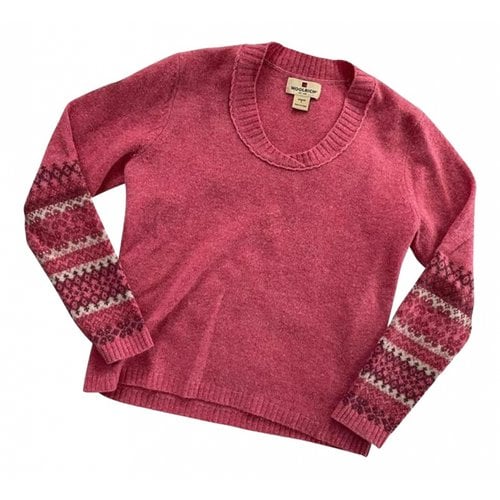 Pre-owned Woolrich Wool Jumper In Pink