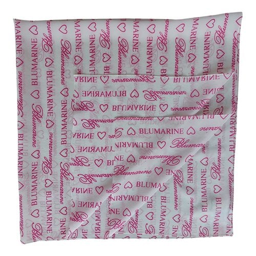 Pre-owned Blumarine Silk Neckerchief In Pink