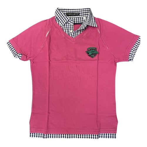 Pre-owned Frankie Morello Polo Shirt In Pink