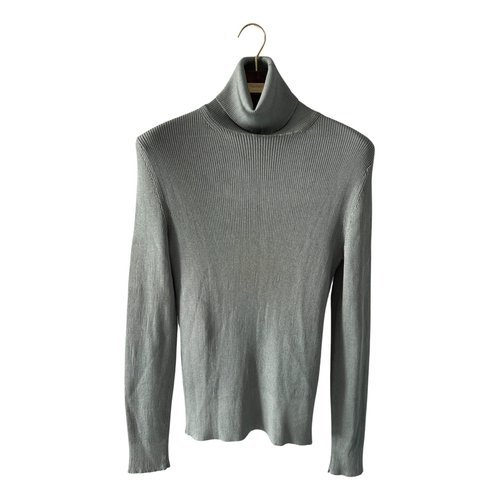 Pre-owned Tom Ford Silk Knitwear & Sweatshirt In Grey