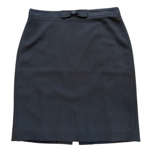 Pre-owned Hobbs Mid-length Skirt In Black