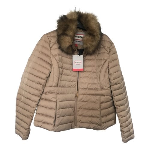 Pre-owned Hunter Puffer In Camel