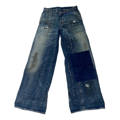 Pre-owned Dsquared2 Large Jeans In Blue