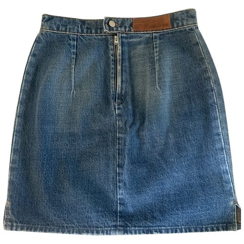 Pre-owned Zadig & Voltaire Mini Skirt In Blue