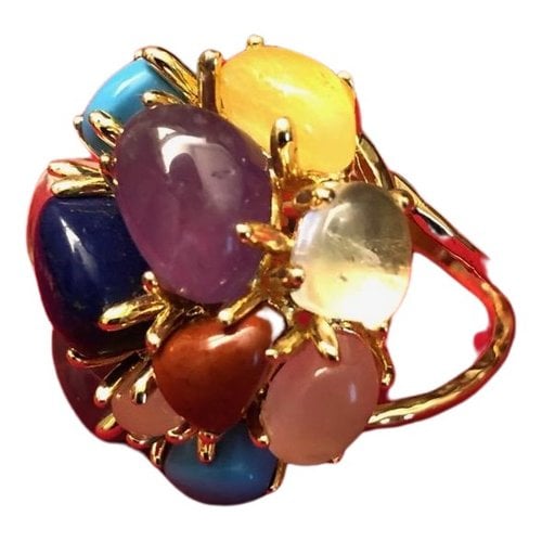 Pre-owned Carolina Herrera Ring In Multicolour