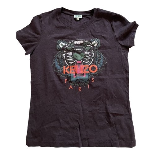 Pre-owned Kenzo Tiger T-shirt In Burgundy