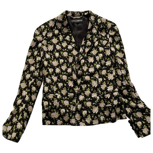 Pre-owned Dolce & Gabbana Silk Blazer In Multicolour