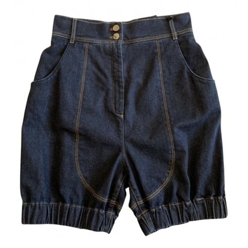 Pre-owned Fendi Short Pants In Blue