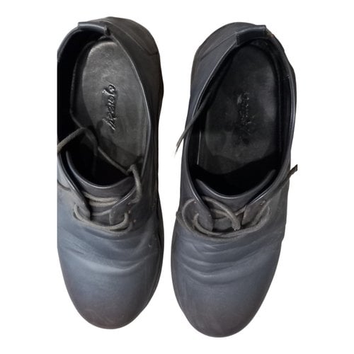Pre-owned Marsèll Leather Lace Ups In Blue