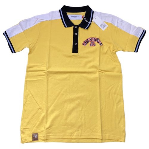Pre-owned Chevignon Polo Shirt In Yellow