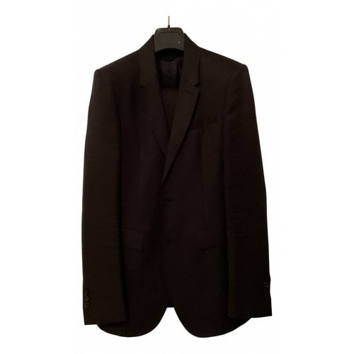 Pre-owned Burberry Linen Suit In Black