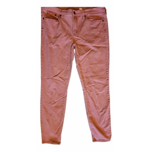 Pre-owned Jcrew Jeans In Pink