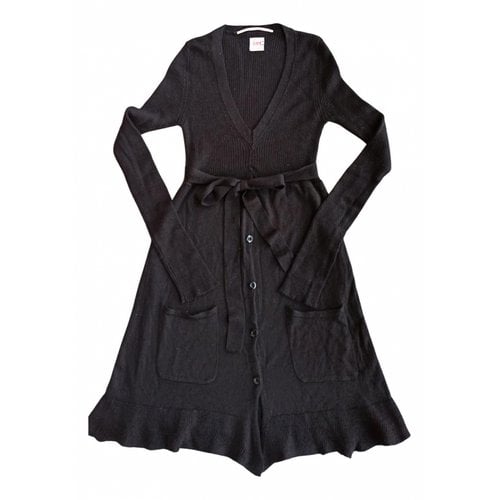 Pre-owned Nolita Wool Mid-length Dress In Black