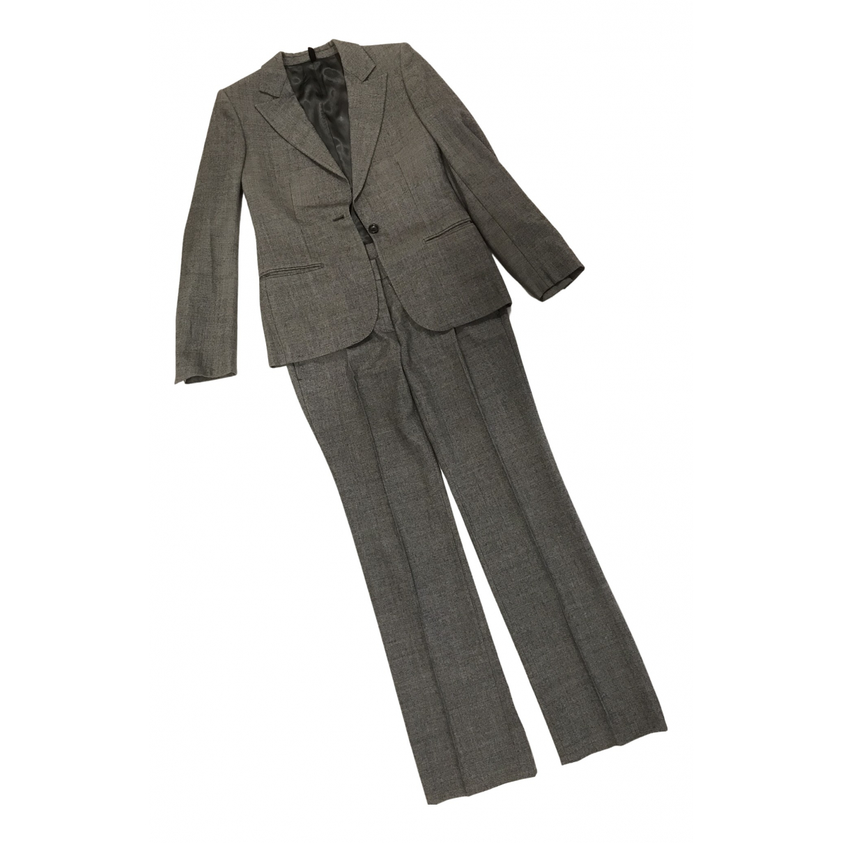 Grey Wool Suit Jacket