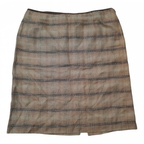 Pre-owned Prada Linen Mid-length Skirt In Multicolour