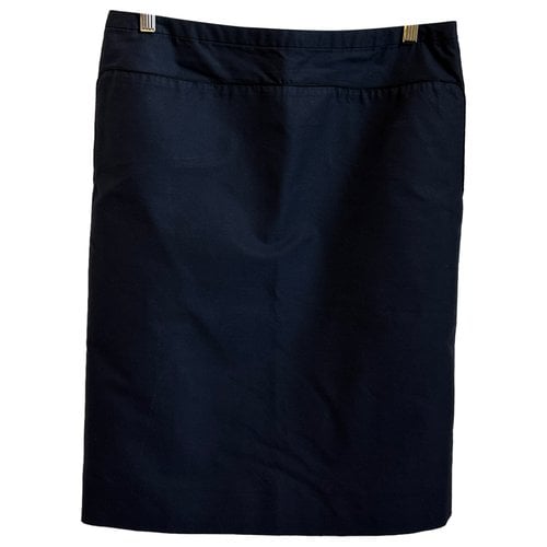 Pre-owned Dries Van Noten Mid-length Skirt In Navy