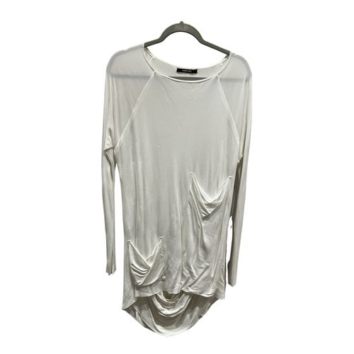 Pre-owned Kimberly Ovitz Mid-length Dress In White