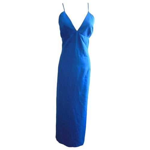 Pre-owned Bardot Mid-length Dress In Blue